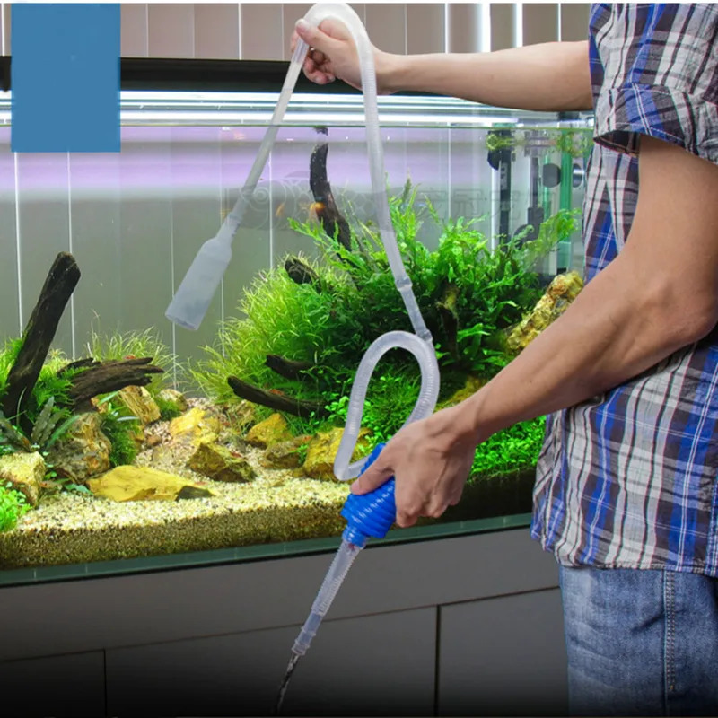 Marine Aquarium Water Change - Сифонный пылесос для аквариума, ручной очиститель