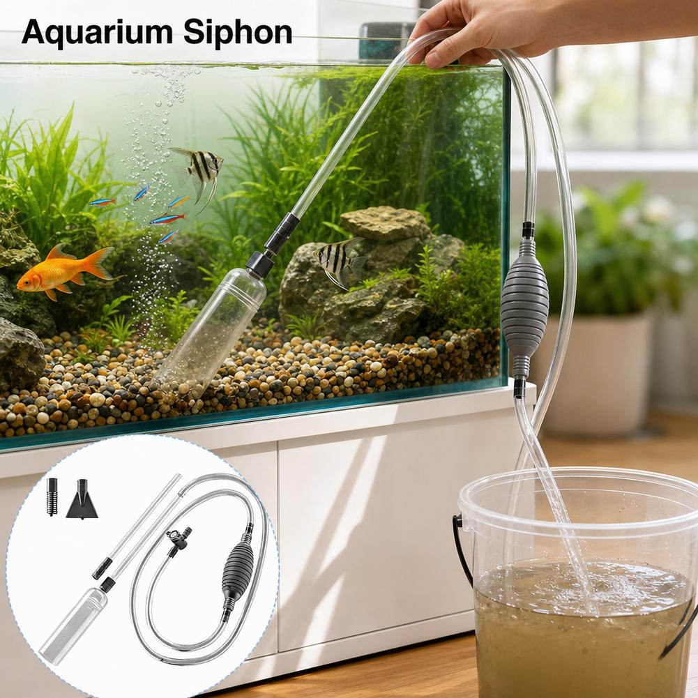 Ручной сифон для аквариума, на – обзор и цена Marine Aquarium Water Change